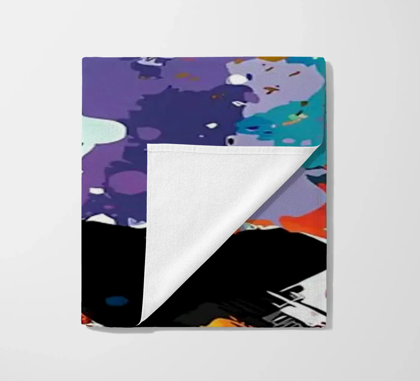 Splash panda strandhanddoek van James M Coyle