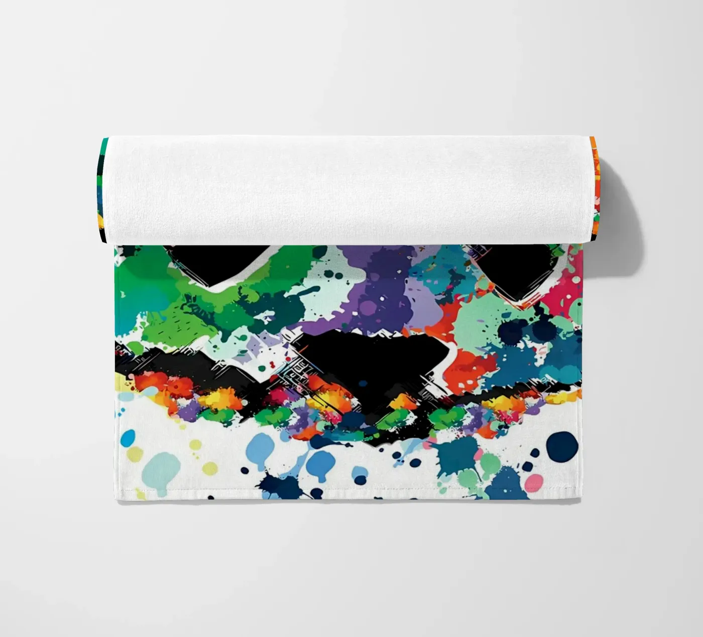 Splash panda strandhanddoek van James M Coyle