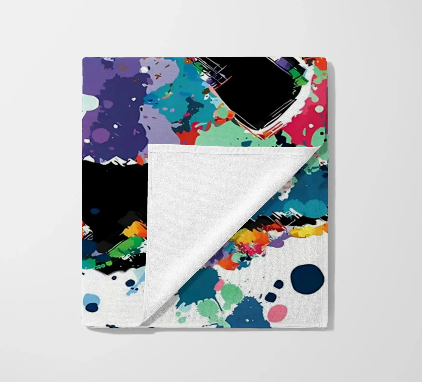 Splash panda strandhanddoek van James M Coyle