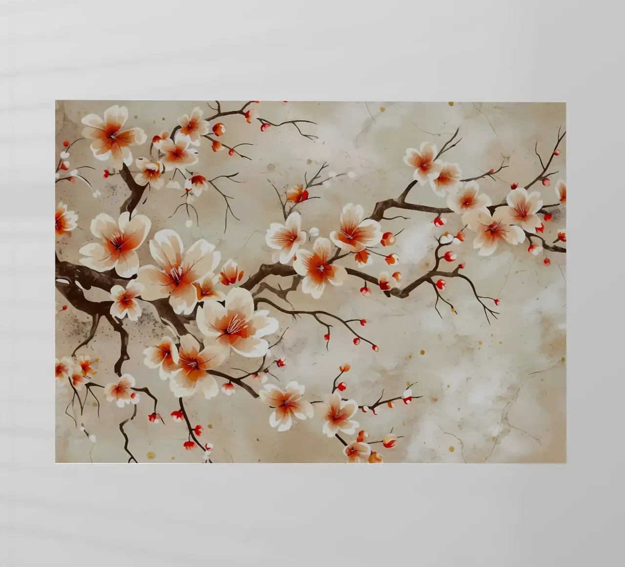 ciliegio in fiore giapponese pellicola backlit da Rebecca Clark Wyrick