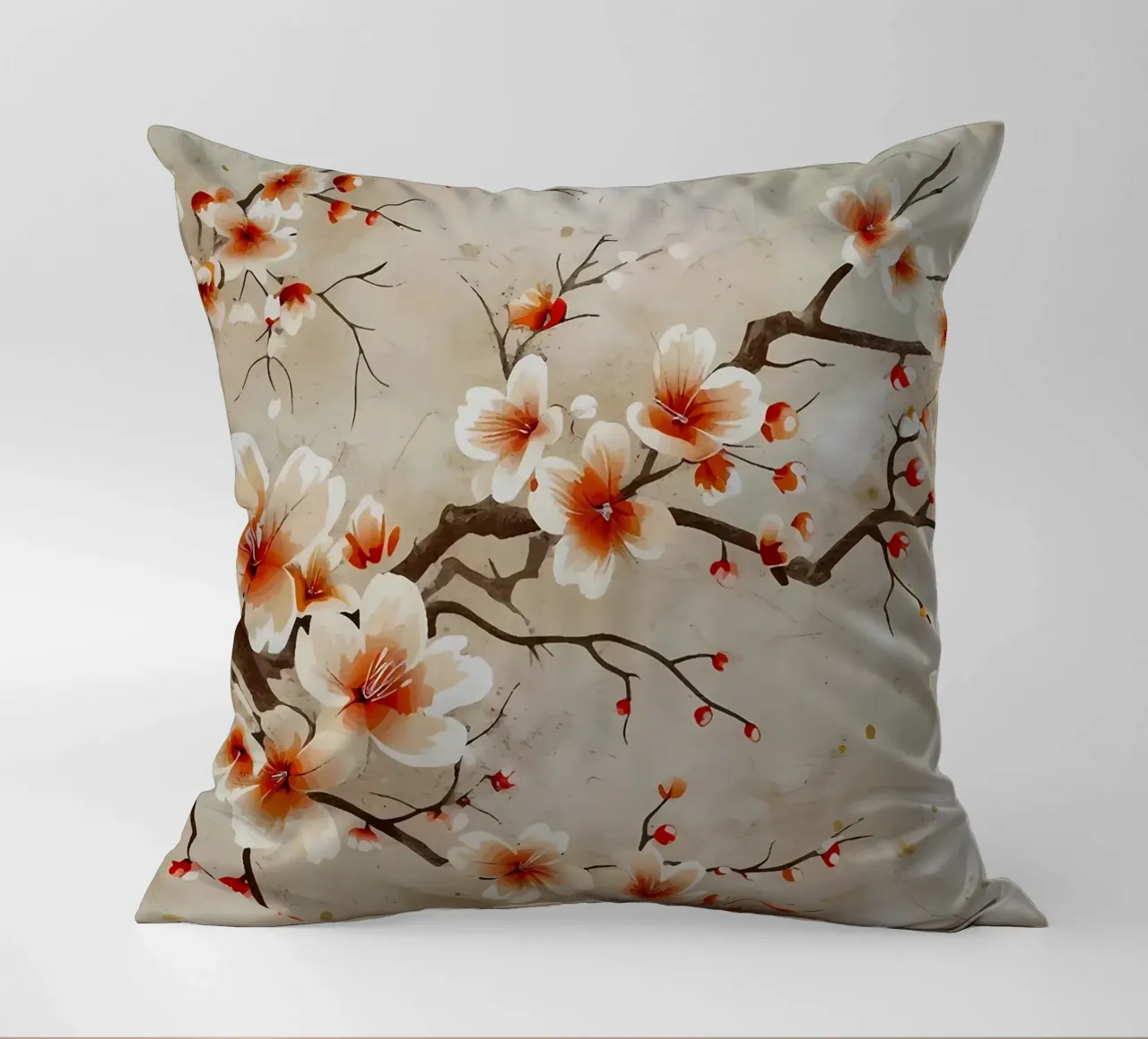 ciliegio in fiore giapponese cuscino da Rebecca Clark Wyrick