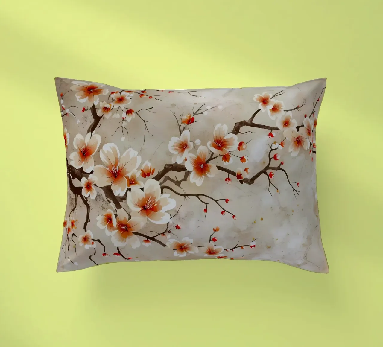 ciliegio in fiore giapponese cuscino da Rebecca Clark Wyrick