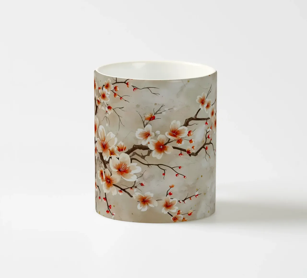 ciliegio in fiore giapponese tazza in ceramica da Rebecca Clark Wyrick