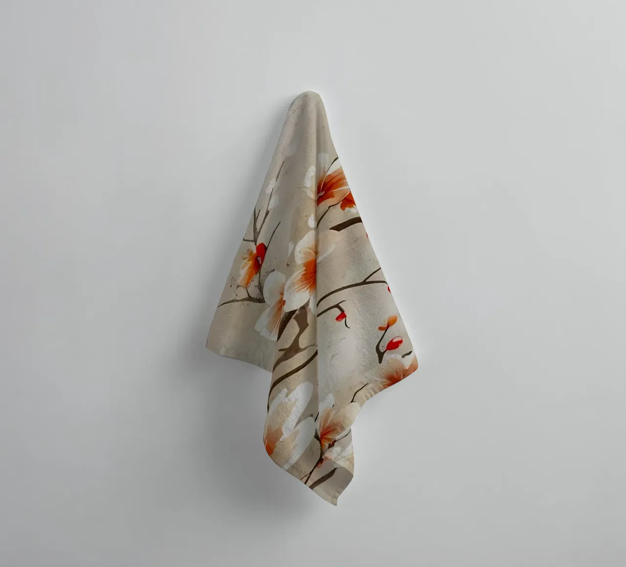 ciliegio in fiore giapponese asciugamano da bagno da Rebecca Clark Wyrick