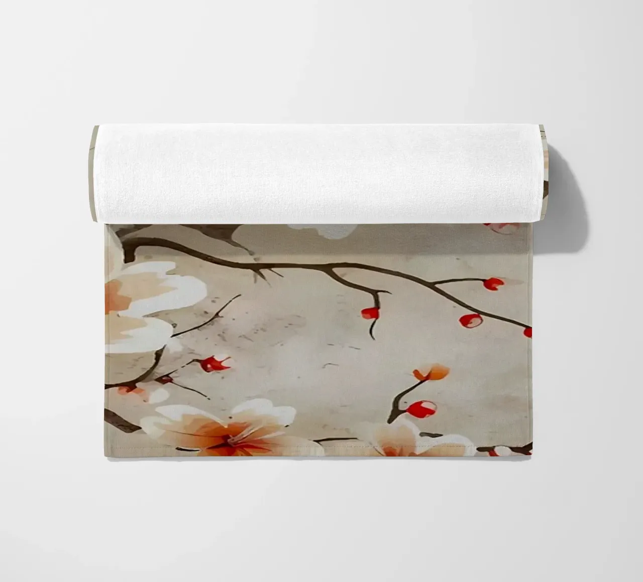 ciliegio in fiore giapponese telo mare da Rebecca Clark Wyrick