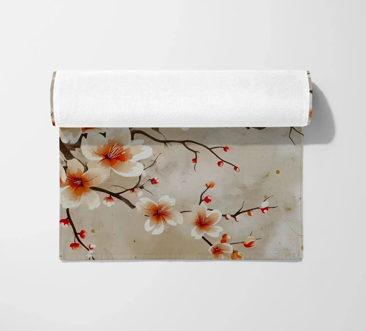 ciliegio in fiore giapponese telo mare da Rebecca Clark Wyrick