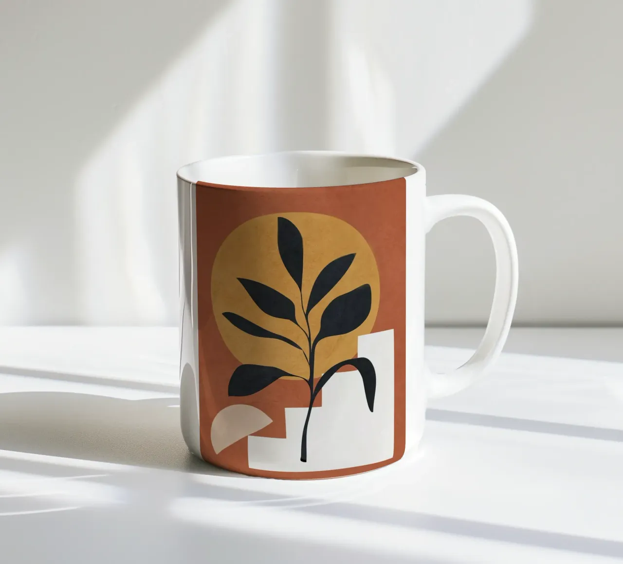 Abstract Plant Art Art tazza in ceramica da Flow Line
