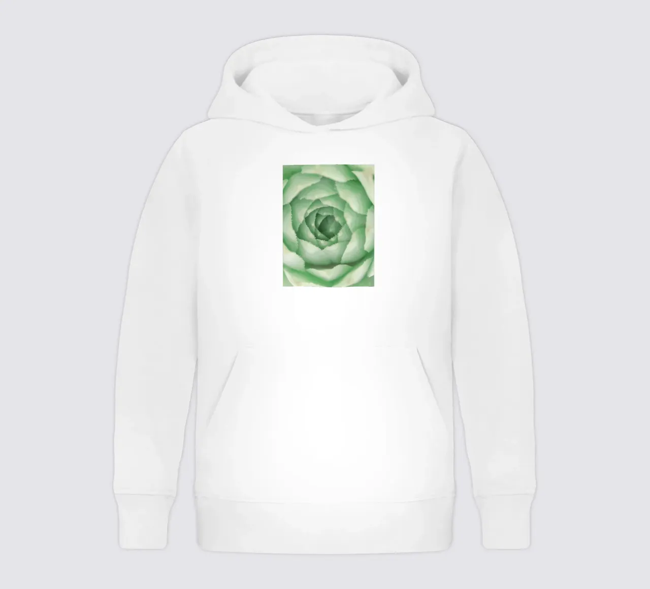 Geometric Succulent felpa bambino con cappuccio da Moon  Bloom
