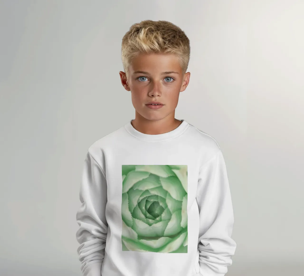 Geometric Succulent felpa bambino da Moon  Bloom
