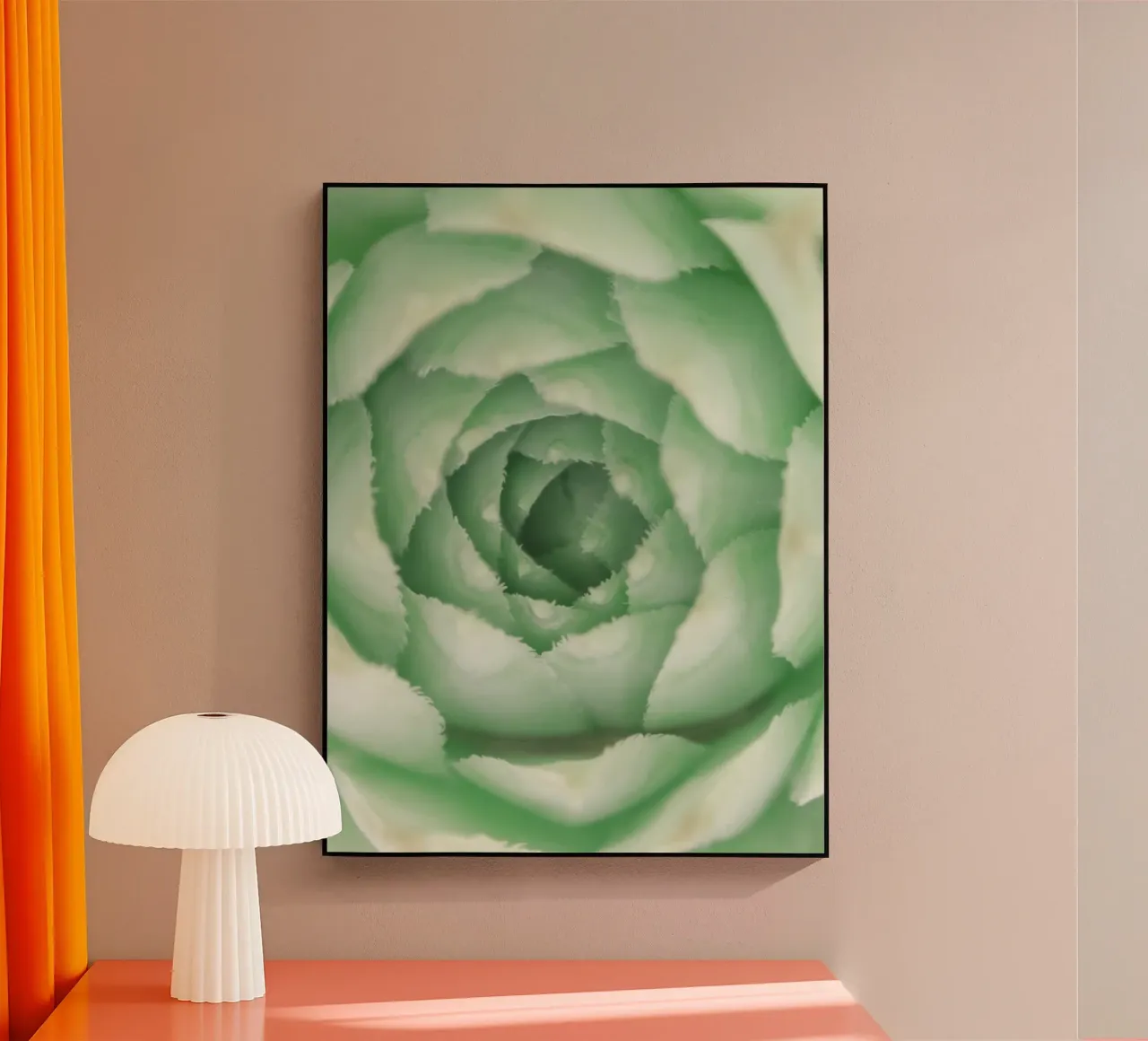 Geometric Succulent plexiglass da Moon  Bloom