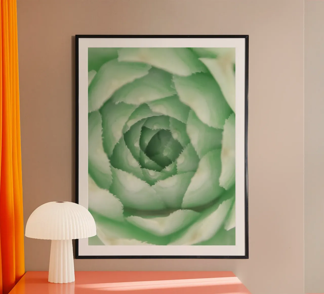 Geometric Succulent poster da Moon Bloom