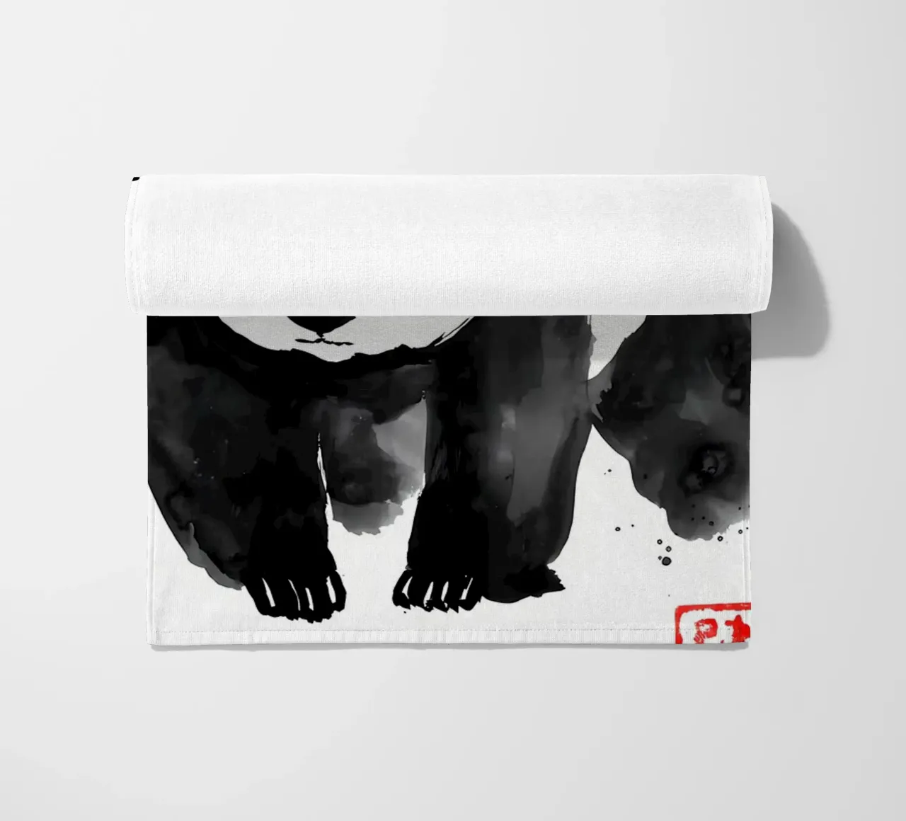 Ink Wash Panda telo mare da James M Coyle