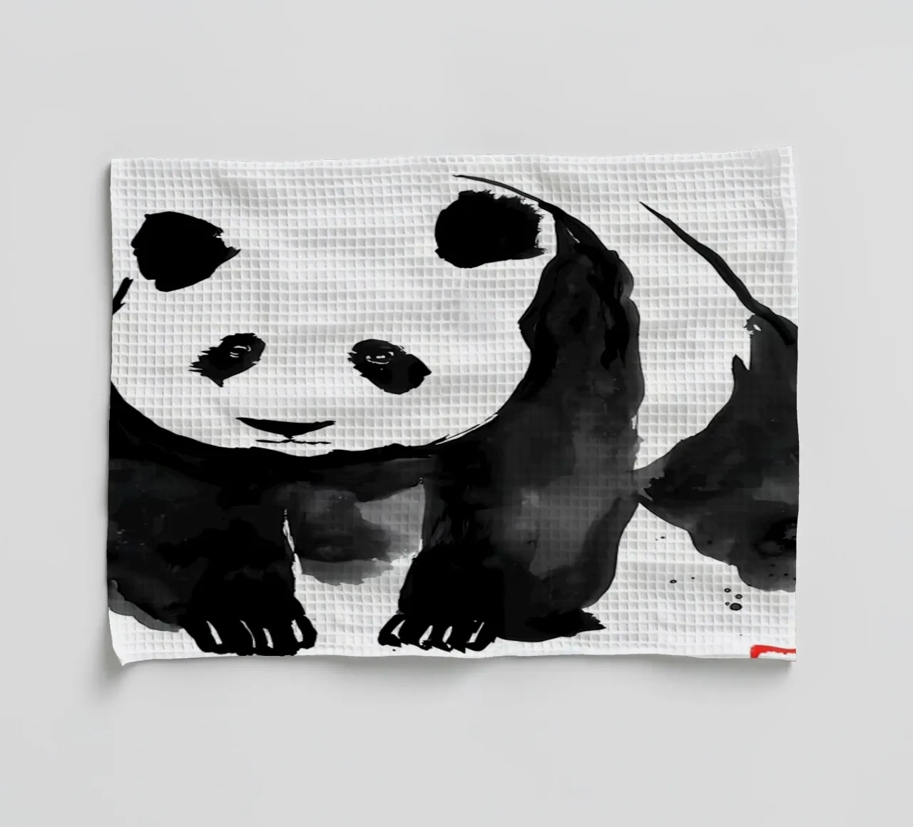Panda de lavage d'encre torchon de James M Coyle