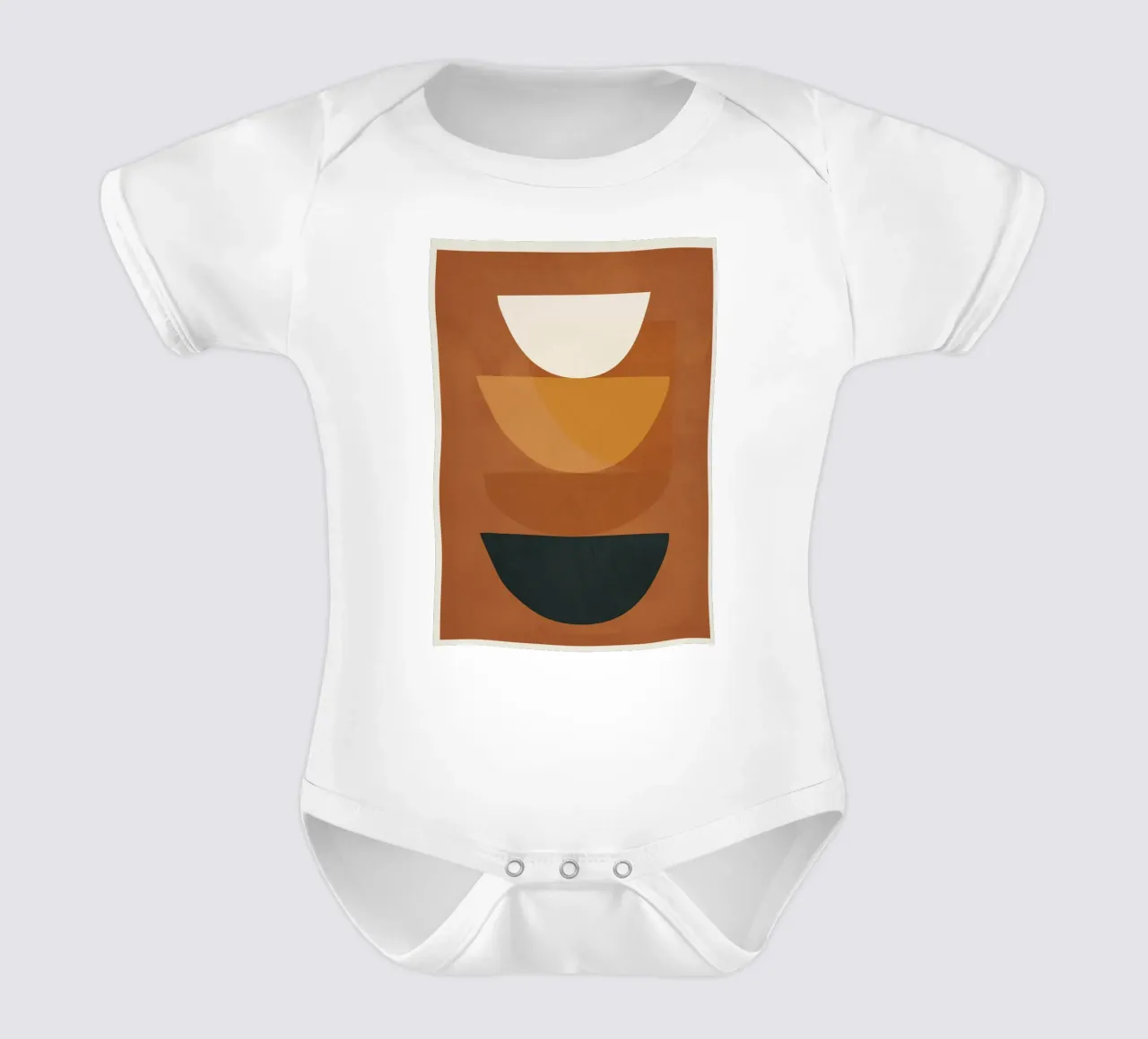 Abstract Style body neonato maniche corte da Flow Line