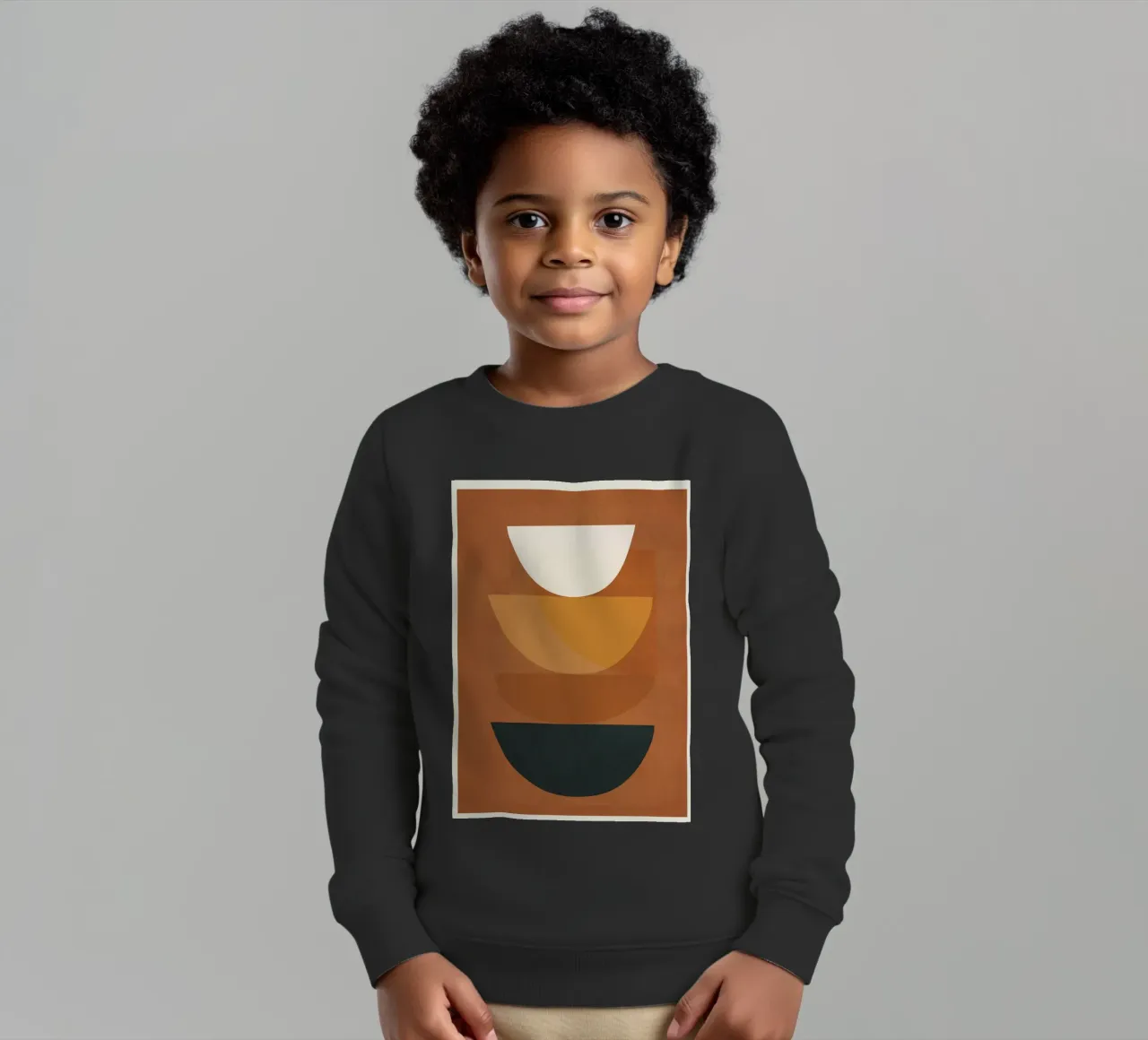 Abstract Style felpa bambino da Flow Line