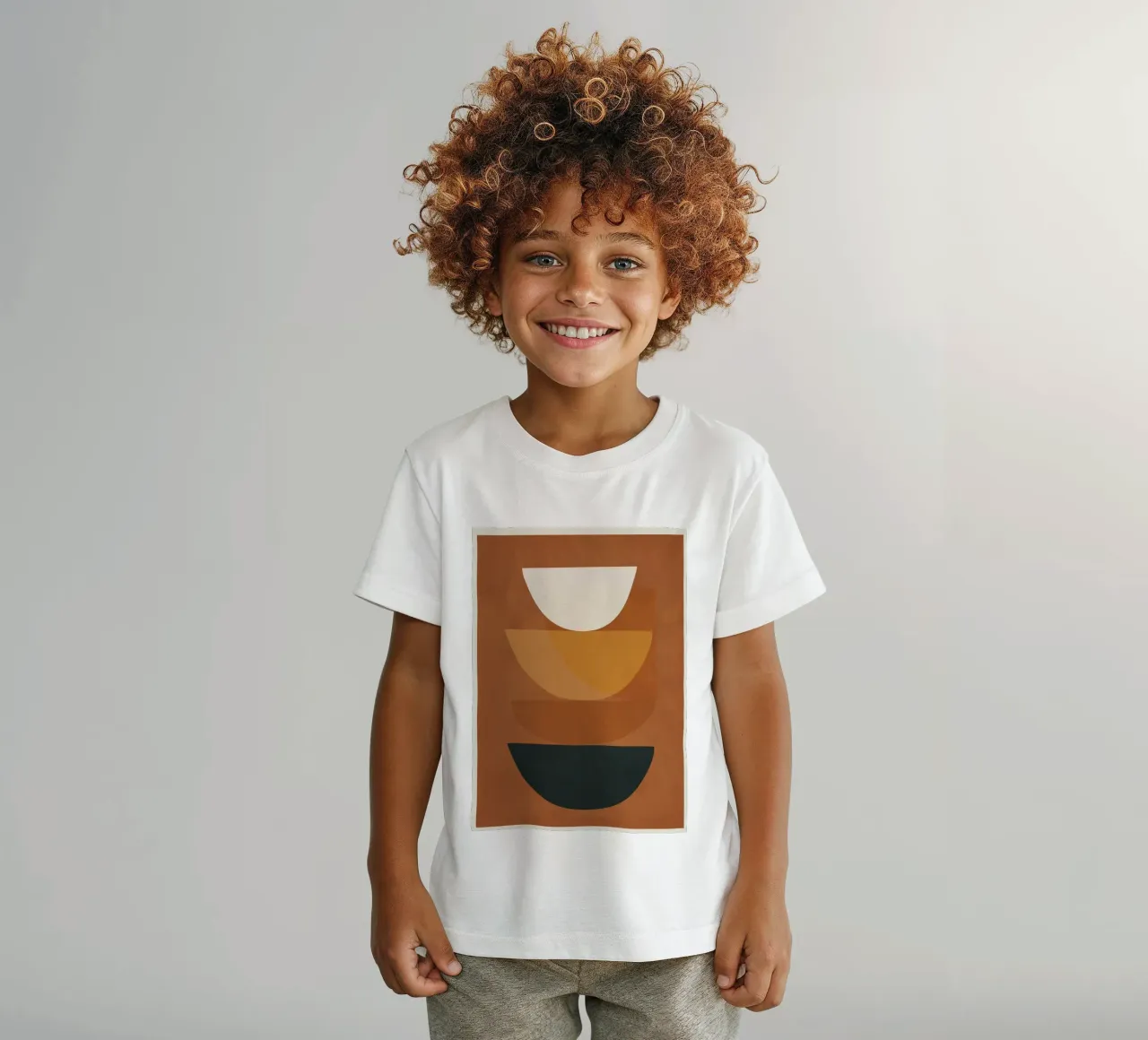Abstract Style Kinder T-Shirt von Flow Line