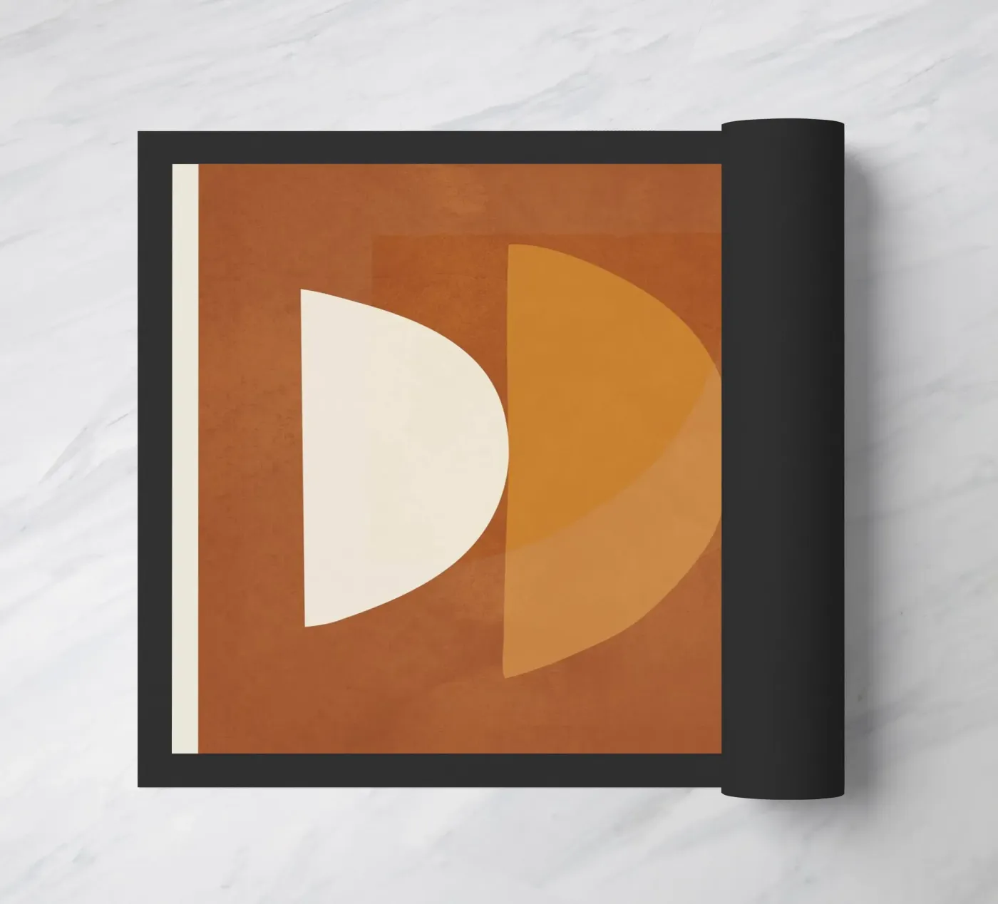 Abstract Style doormat by Flow Line
