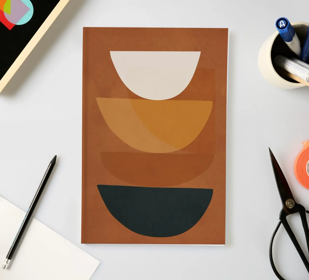 Abstract Style cuaderno de Flow Line