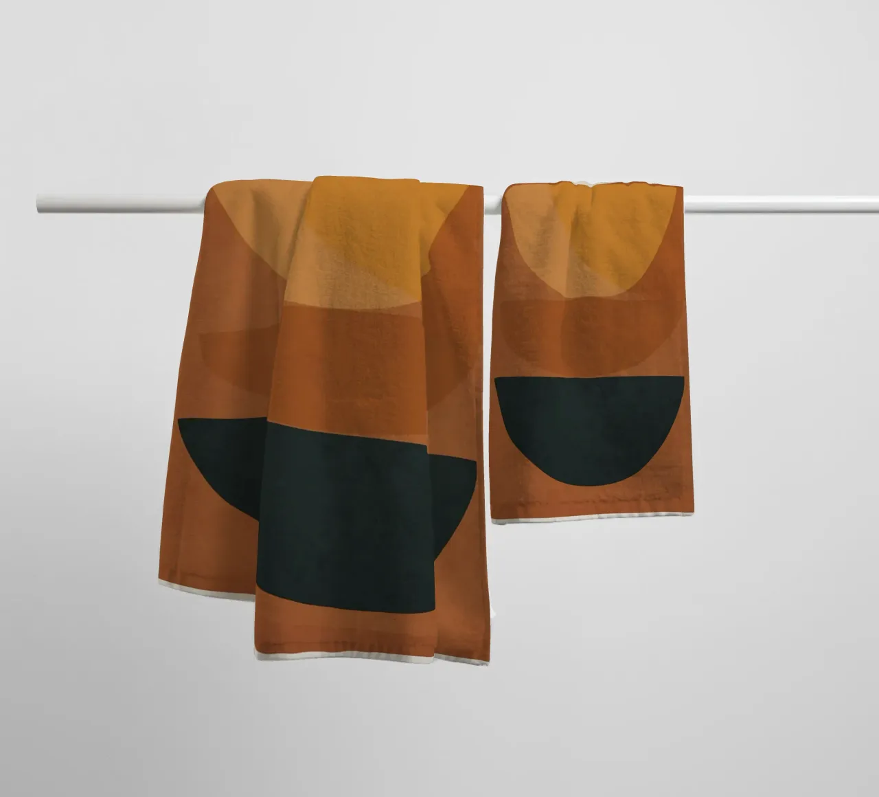 Abstract Style asciugamano da bagno da Flow Line