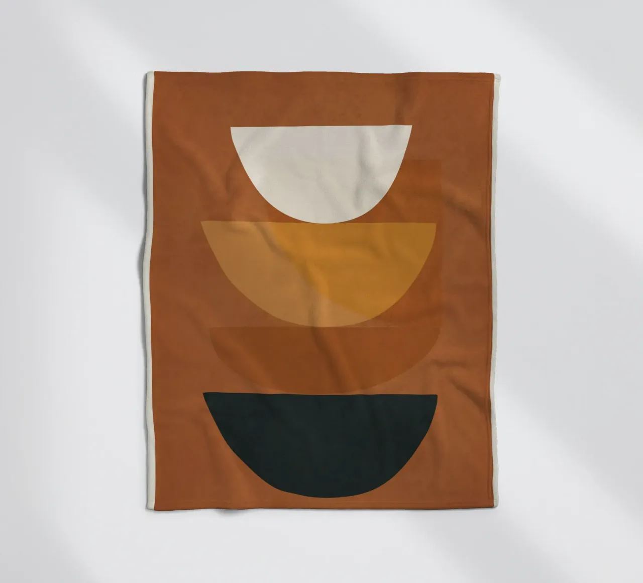 Abstract Style manta de franela de Flow Line