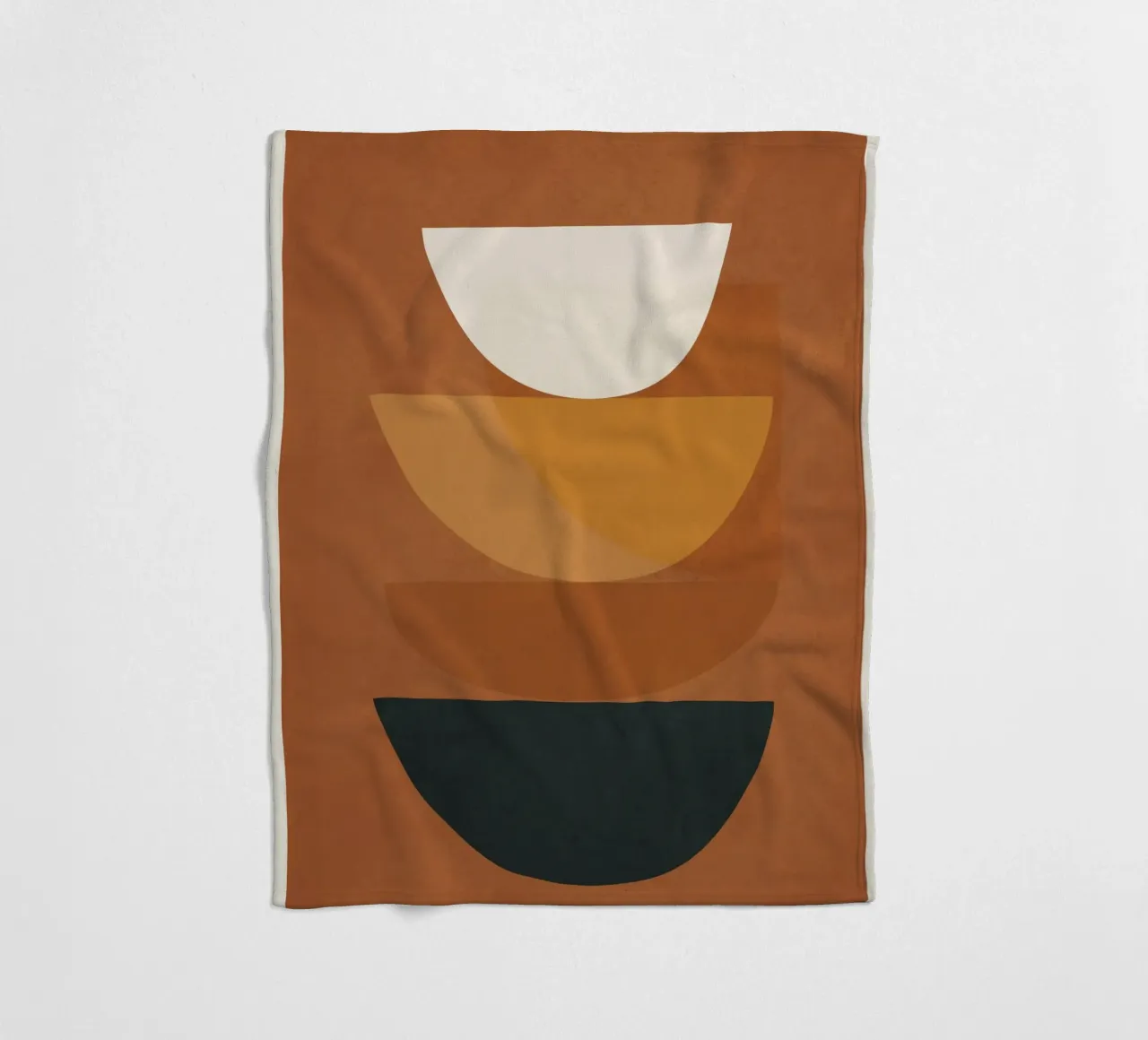 Abstract Style manta de franela de Flow Line