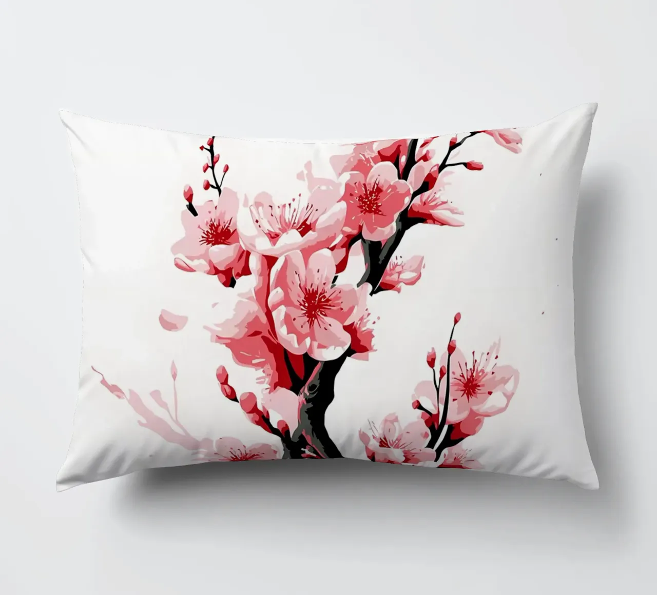 Fiori del ramo di Sakura cuscino da Rebecca Clark Wyrick