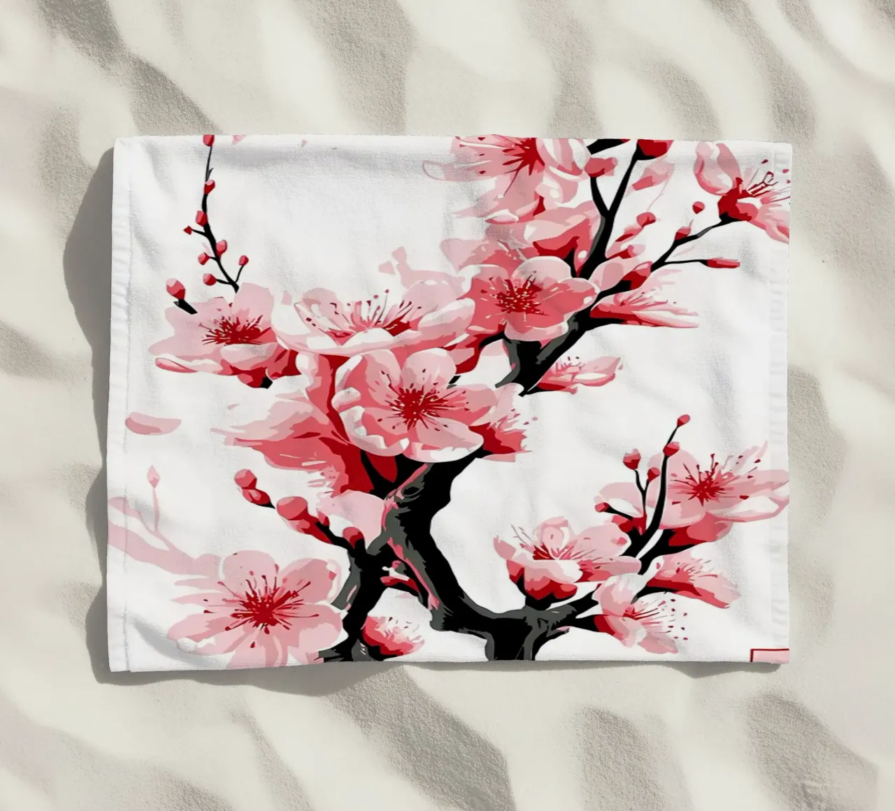 Fiori del ramo di Sakura telo mare da Rebecca Clark Wyrick