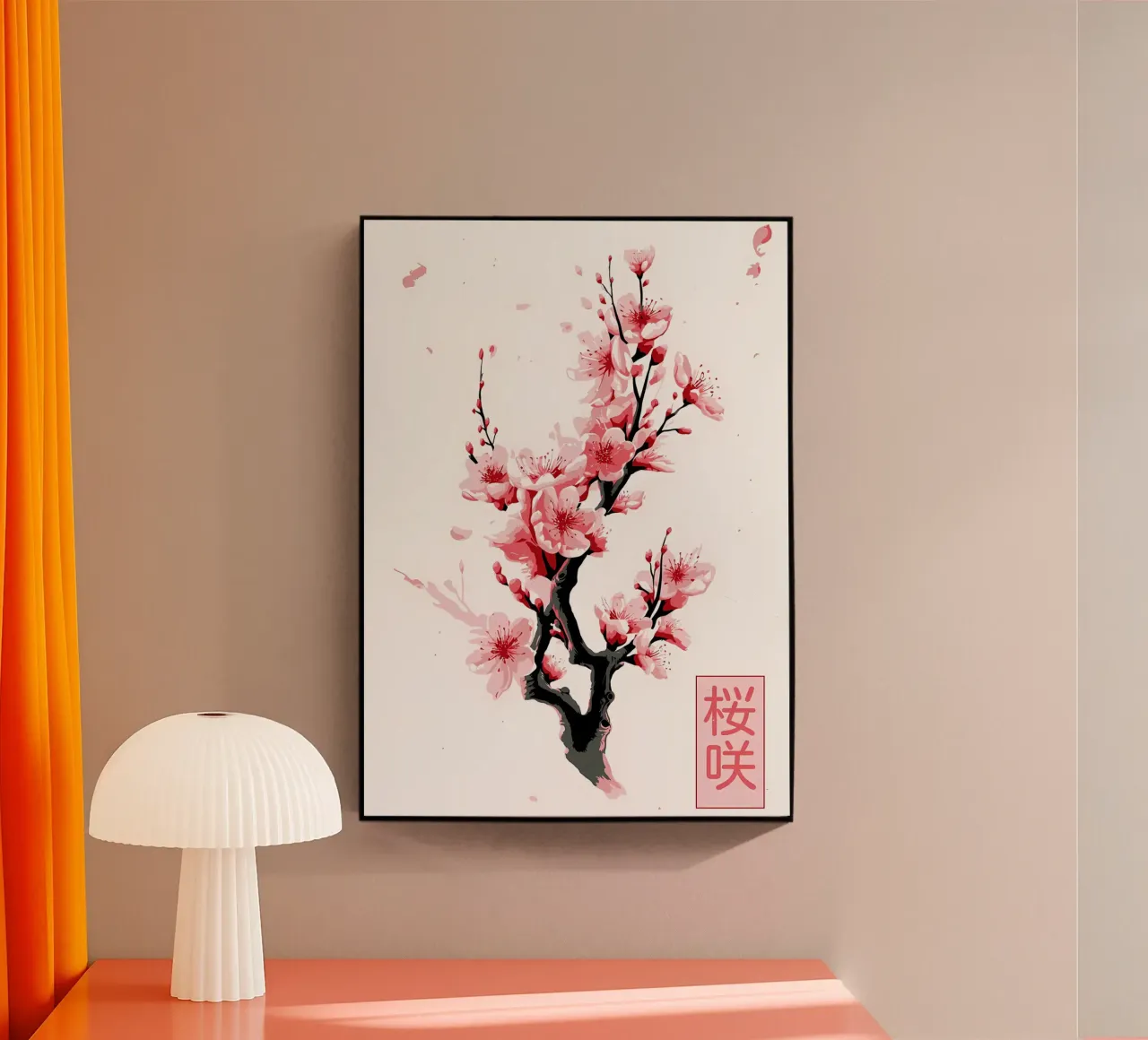 Fiori del ramo di Sakura plexiglass da Rebecca Clark Wyrick