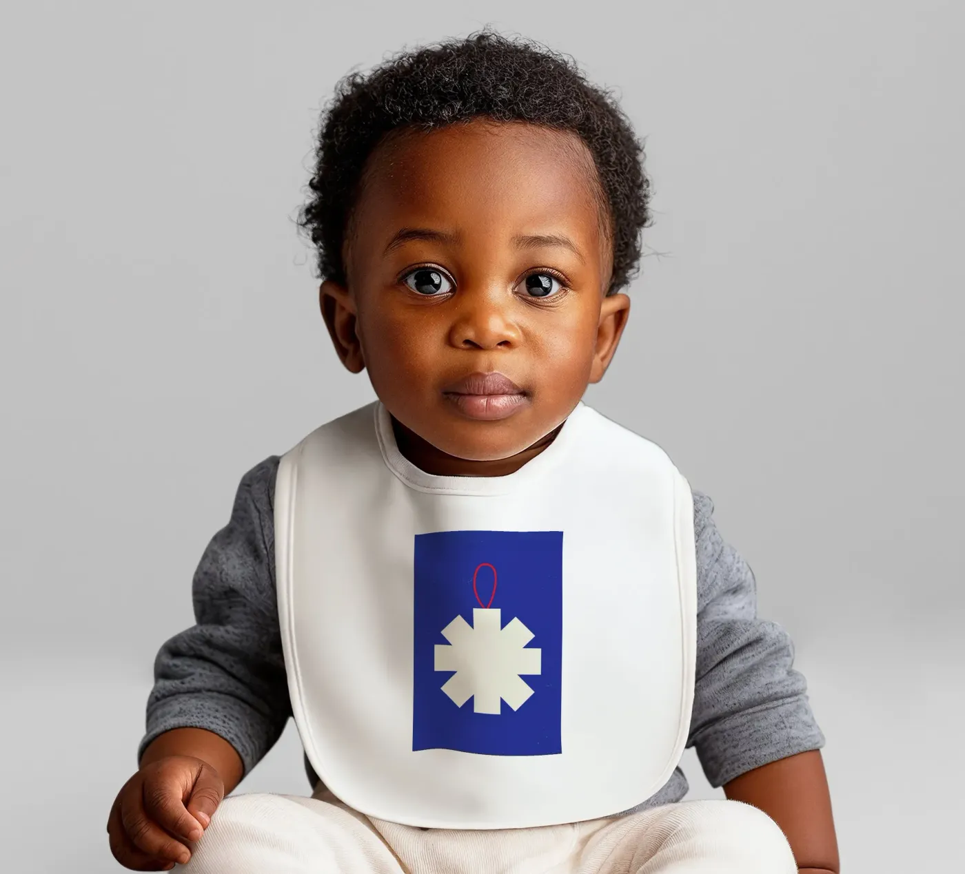 Simple Snowflake bavaglino da daylight design studio