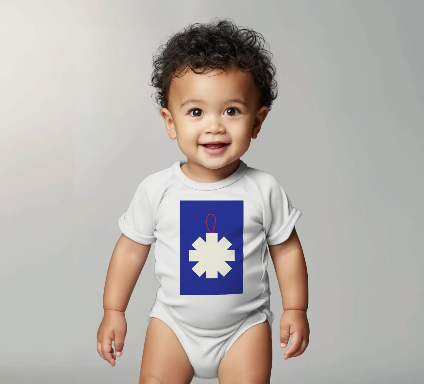 Simple Snowflake body bébé de daylight design studio