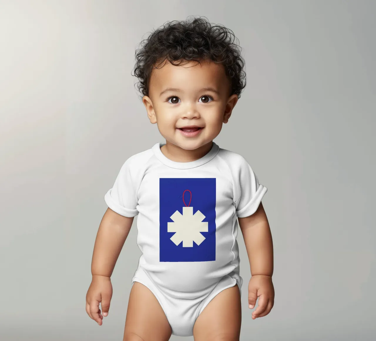 Simple Snowflake body de bebé de daylight design studio
