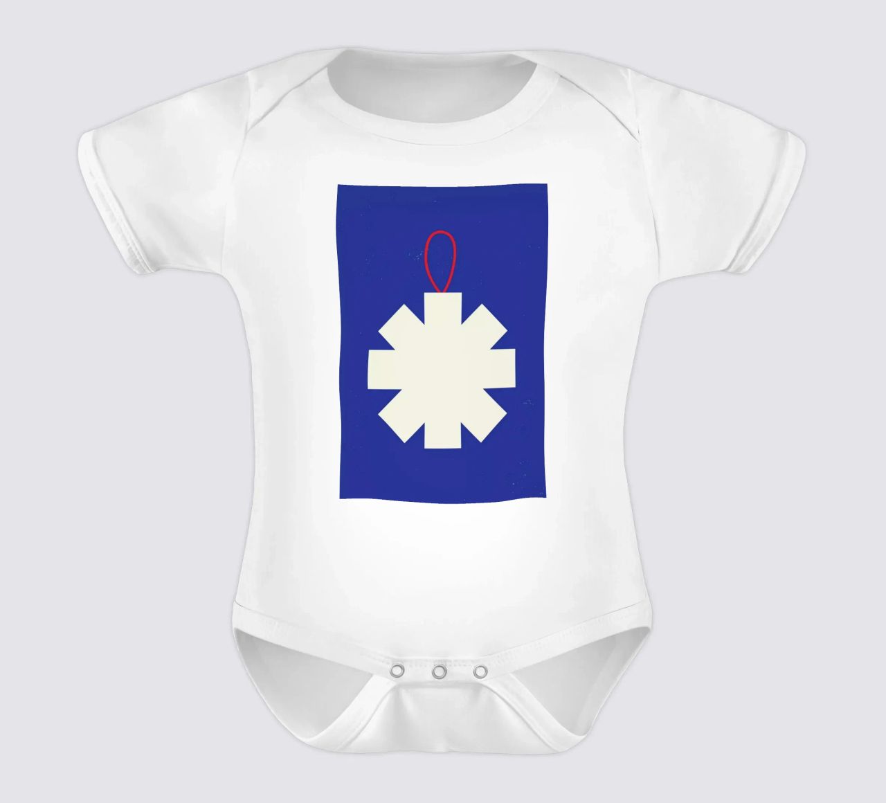 Simple Snowflake body neonato maniche corte da daylight design studio