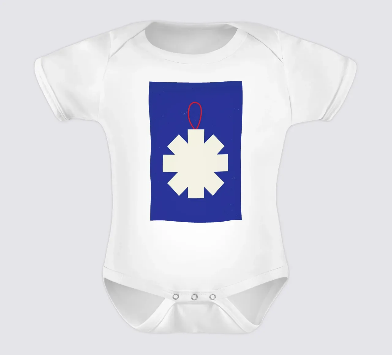 Simple Snowflake body de bebé de daylight design studio