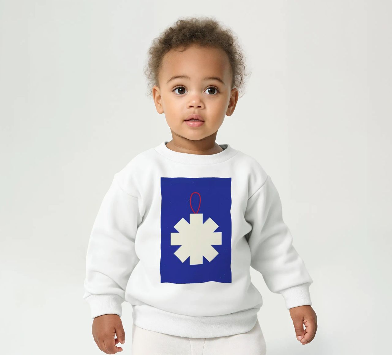 Simple Snowflake felpa neonato da daylight design studio