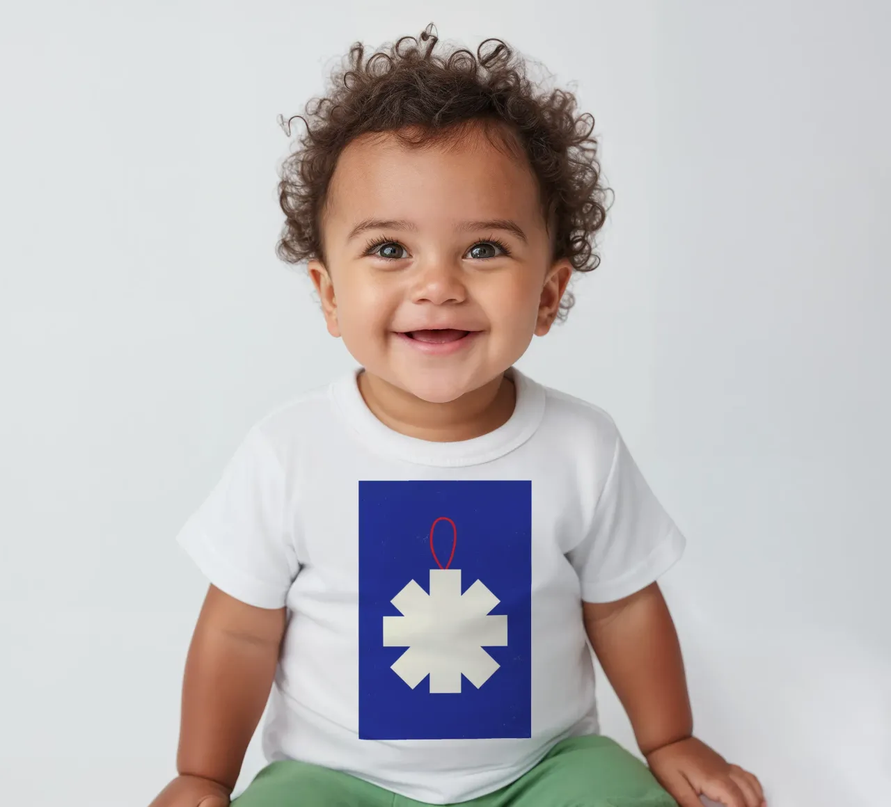 Simple Snowflake maglietta neonato da daylight design studio