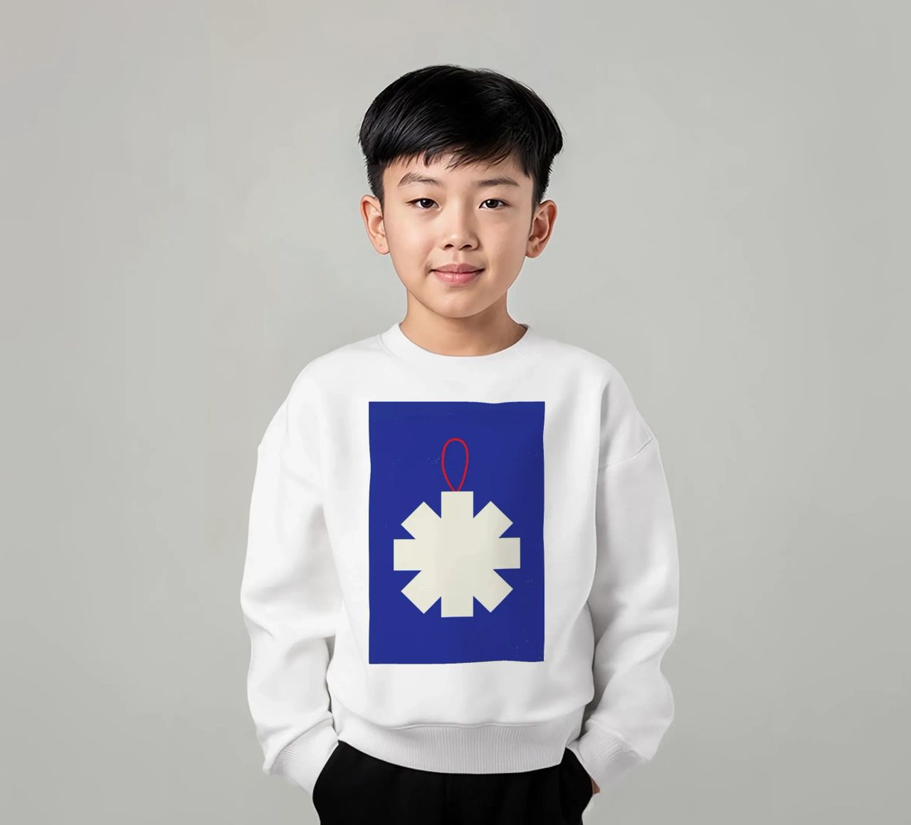 Simple Snowflake felpa bambino da daylight design studio