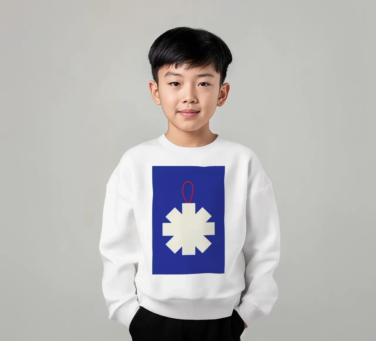 Simple Snowflake Kinder Sweatshirt von daylight design studio