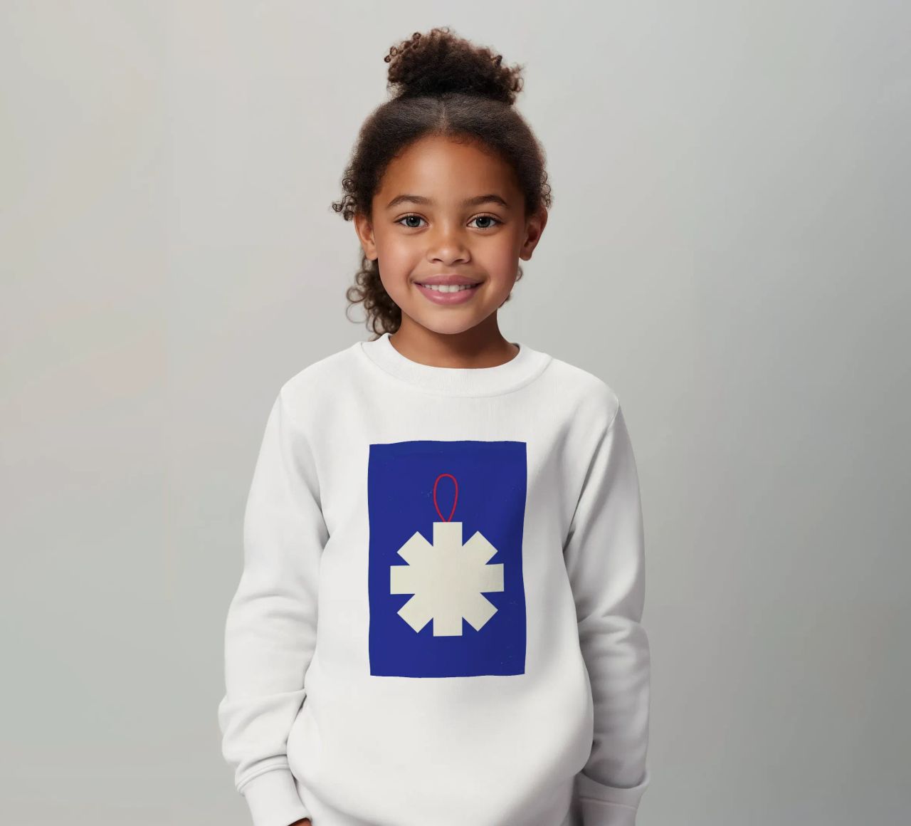 Simple Snowflake felpa bambino da daylight design studio