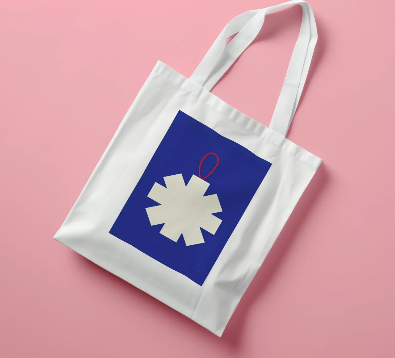 Simple Snowflake borsa in juta da daylight design studio