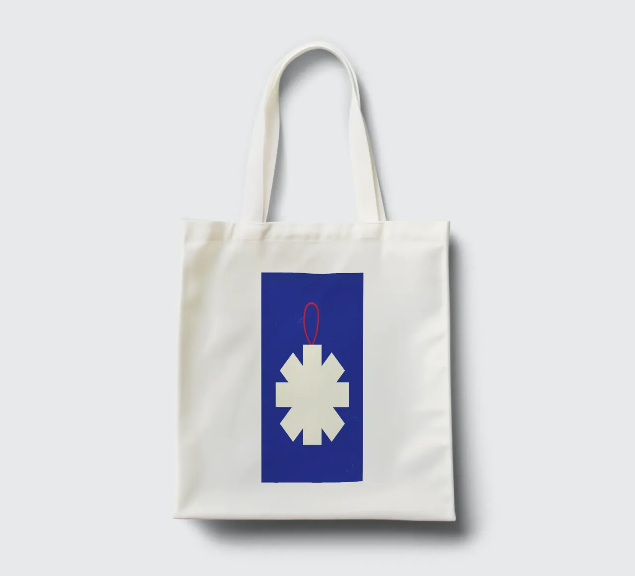 Simple Snowflake borsa in juta da daylight design studio