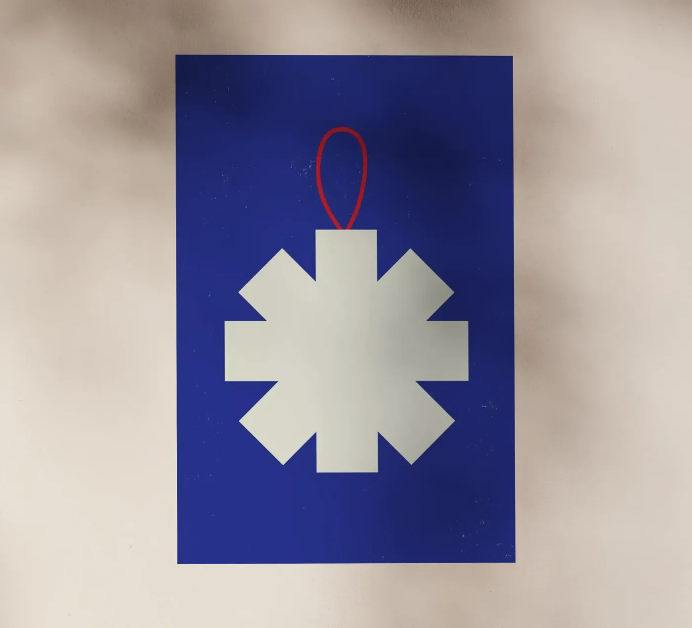 Simple Snowflake backlit folie van daylight design studio