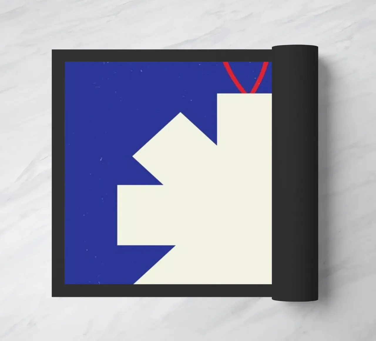 Simple Snowflake felpudo de daylight design studio