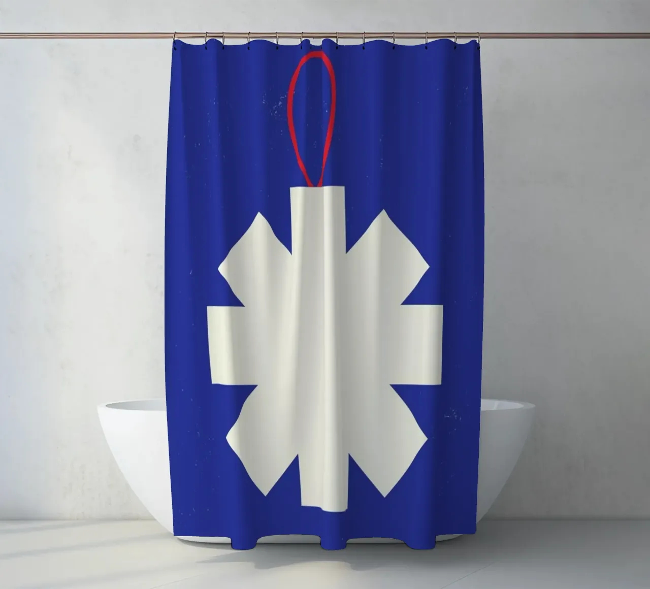 Simple Snowflake tenda da doccia da daylight design studio