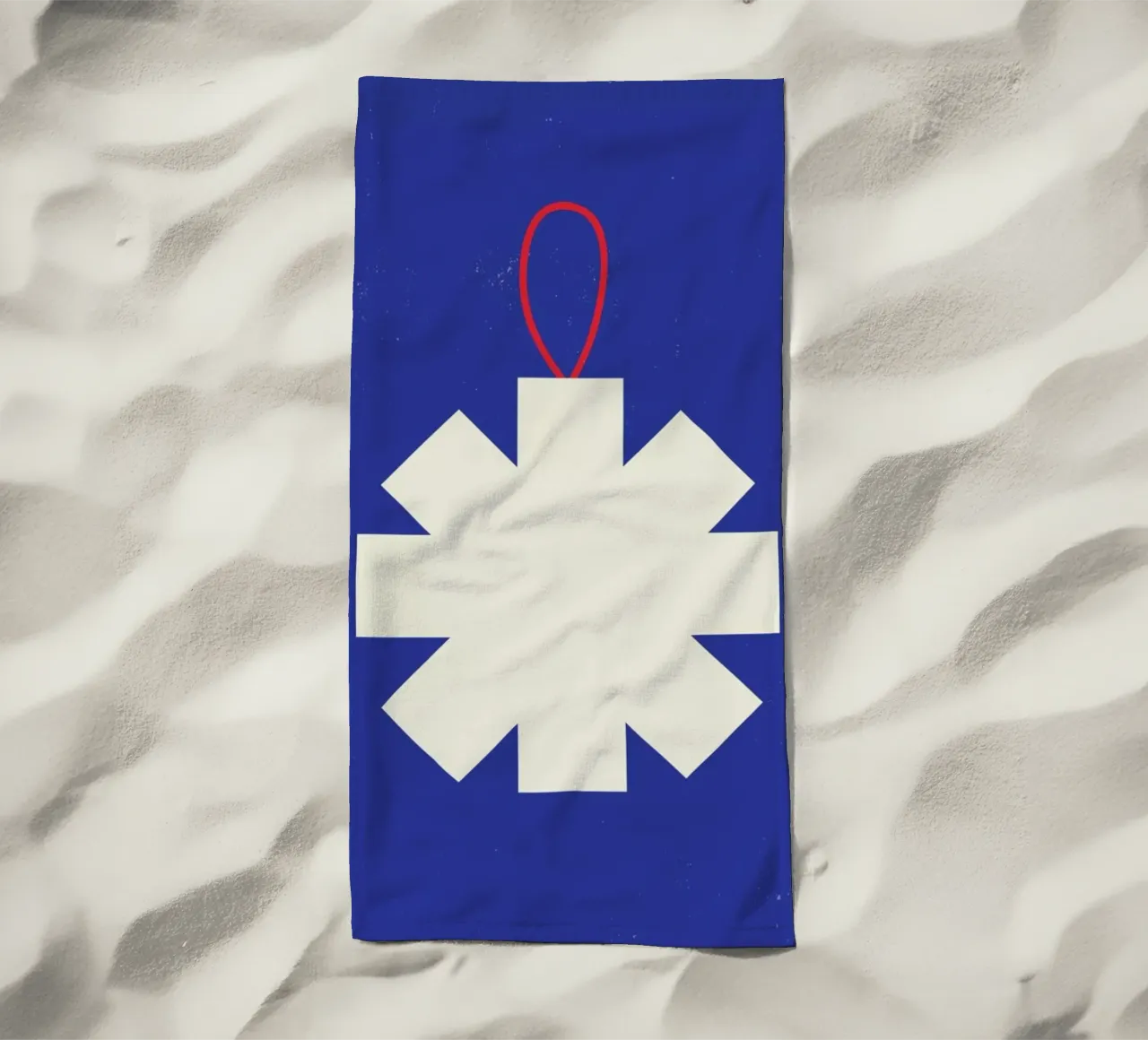 Simple Snowflake serviette de plage de daylight design studio