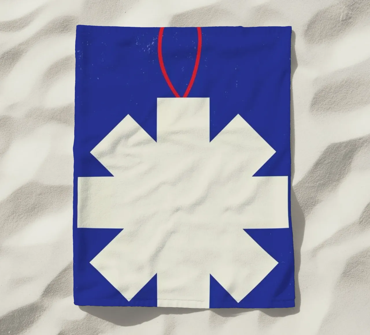 Simple Snowflake serviette de plage de daylight design studio
