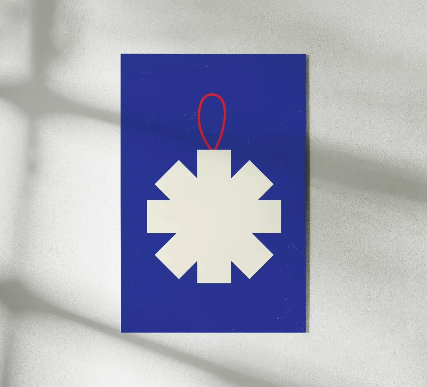 Simple Snowflake acrylic glass by daylight design studio