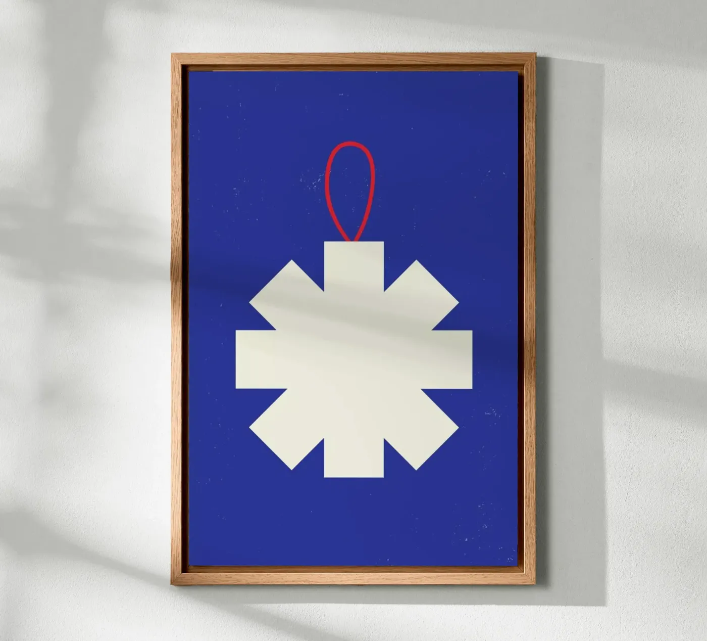 Simple Snowflake forex plate by daylight design studio