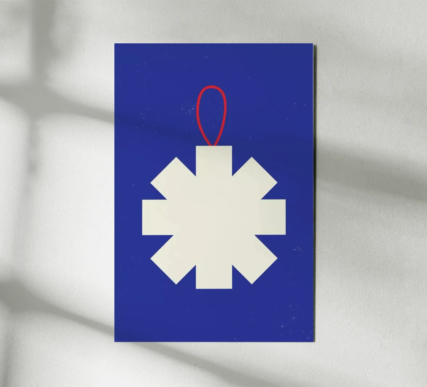 Simple Snowflake forex plate by daylight design studio