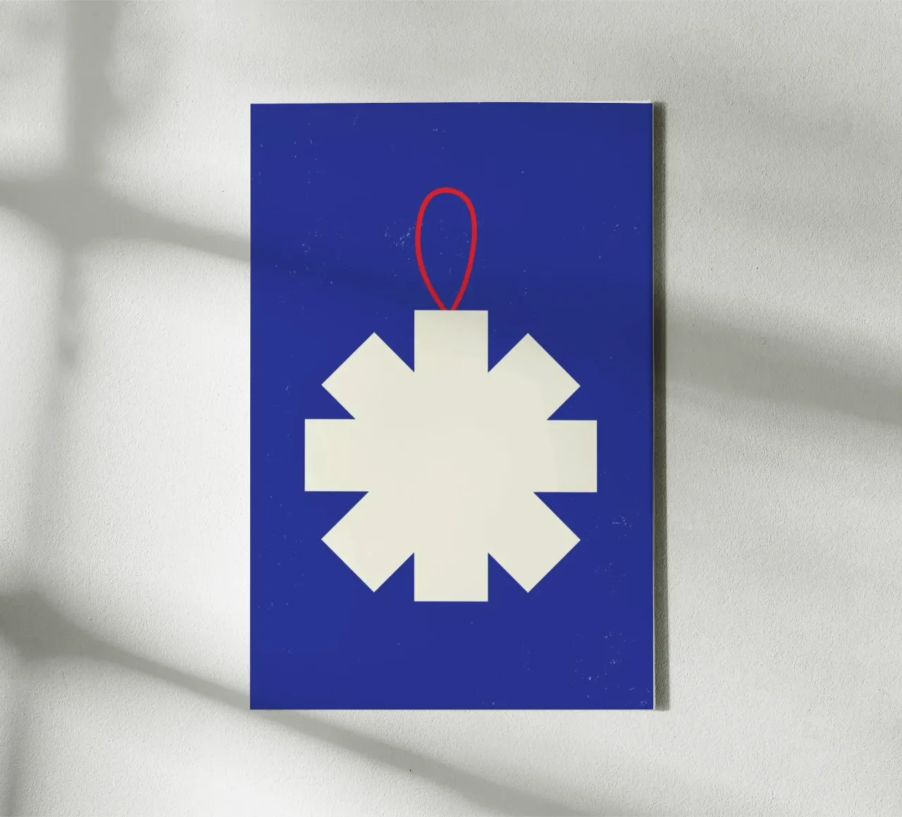 Simple Snowflake canvas van daylight design studio