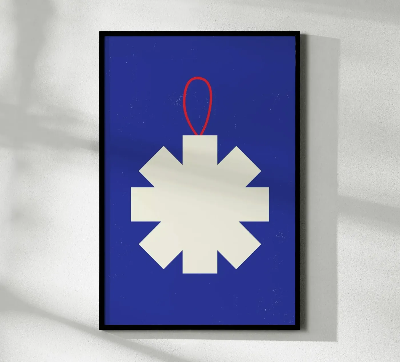 Simple Snowflake poster van daylight design studio